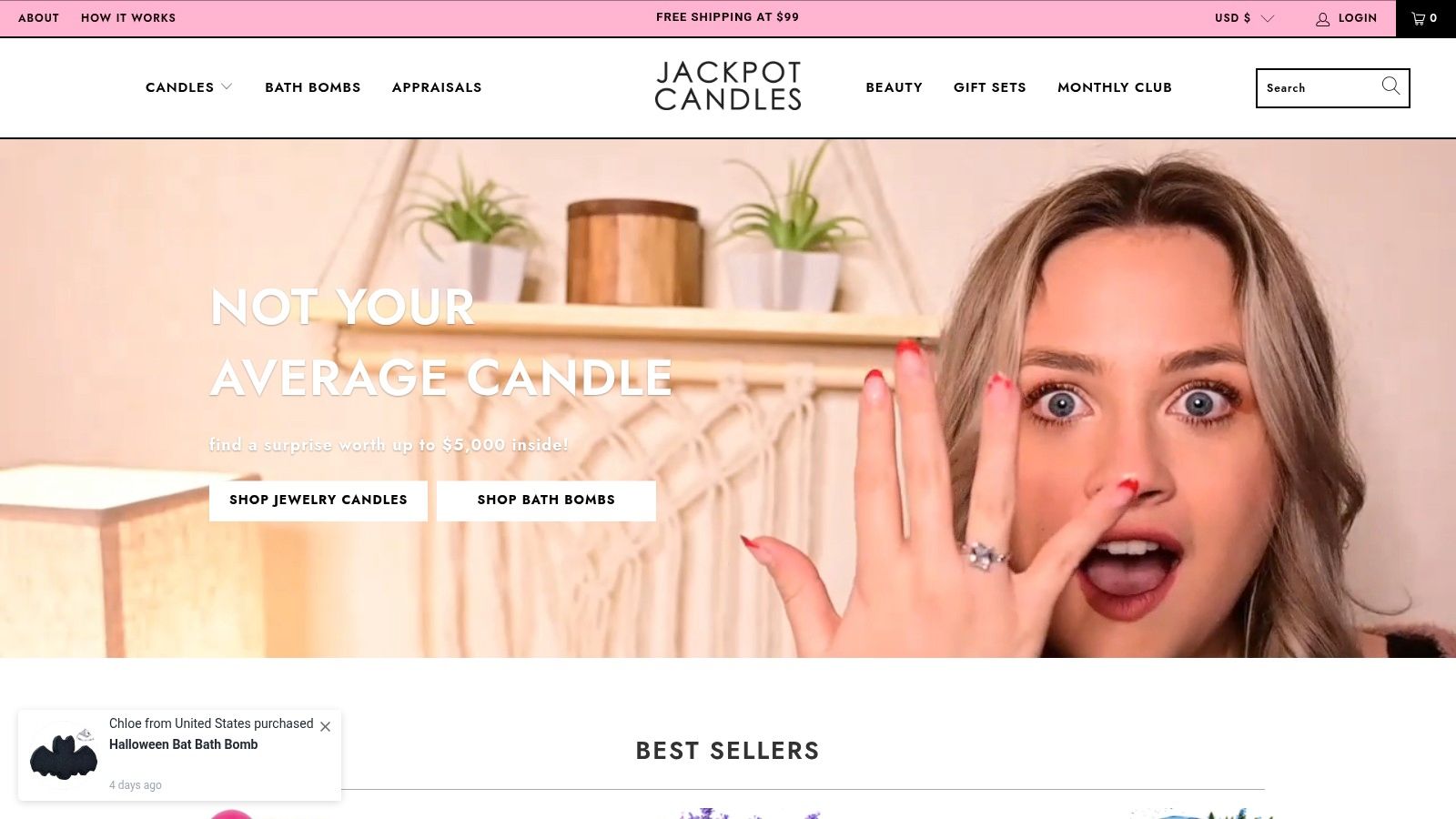Screenshot from https://www.jackpotcandles.com