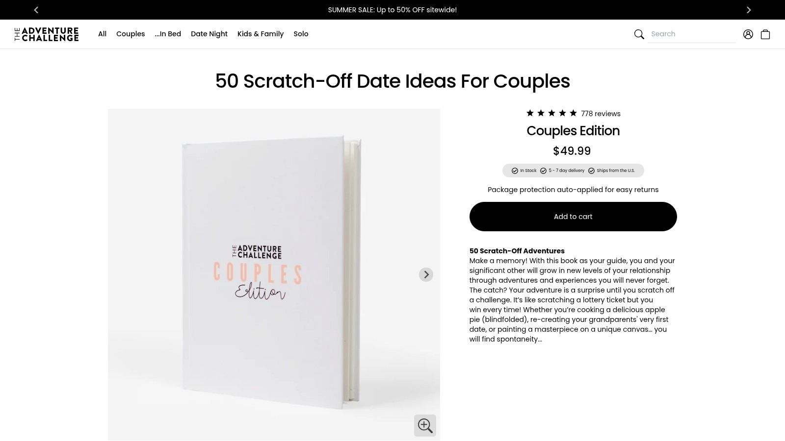 The Adventure Challenge Couples Edition