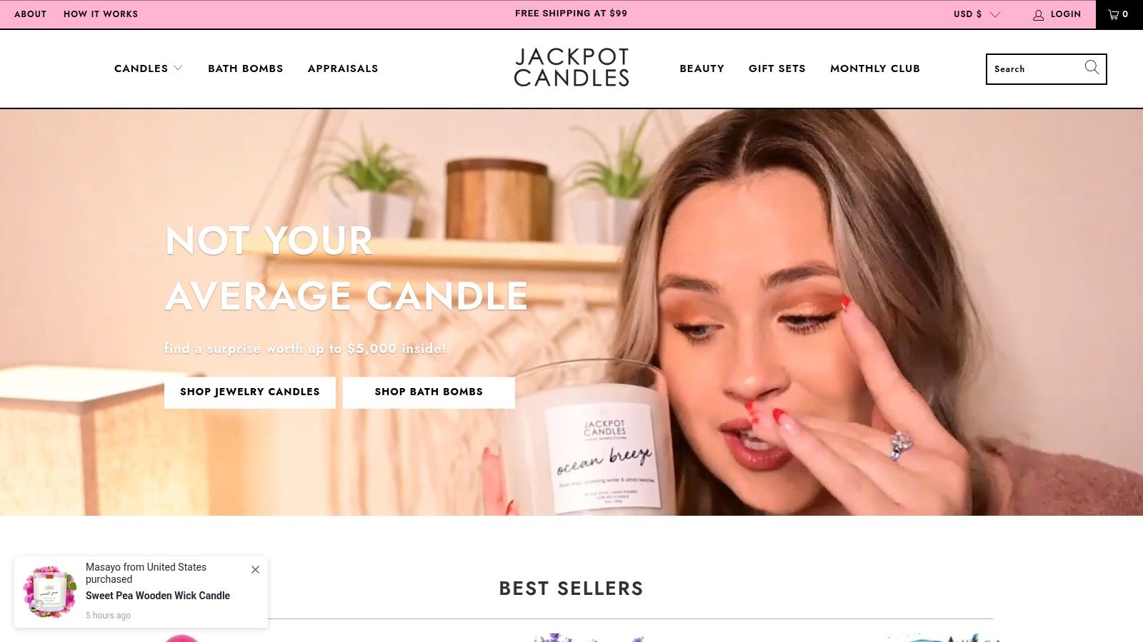 Jackpot Candles