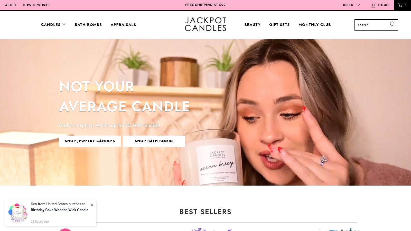 Screenshot from https://www.jackpotcandles.com