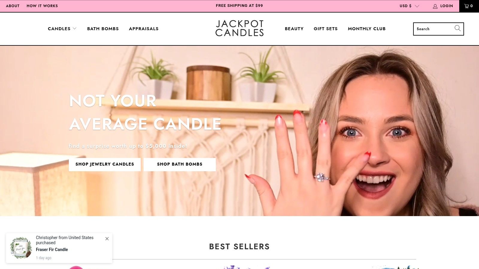 Jackpot Candles