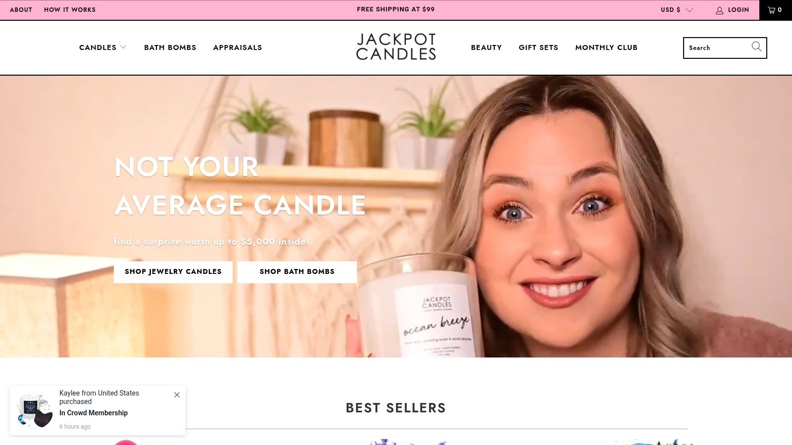 Screenshot from https://www.jackpotcandles.com