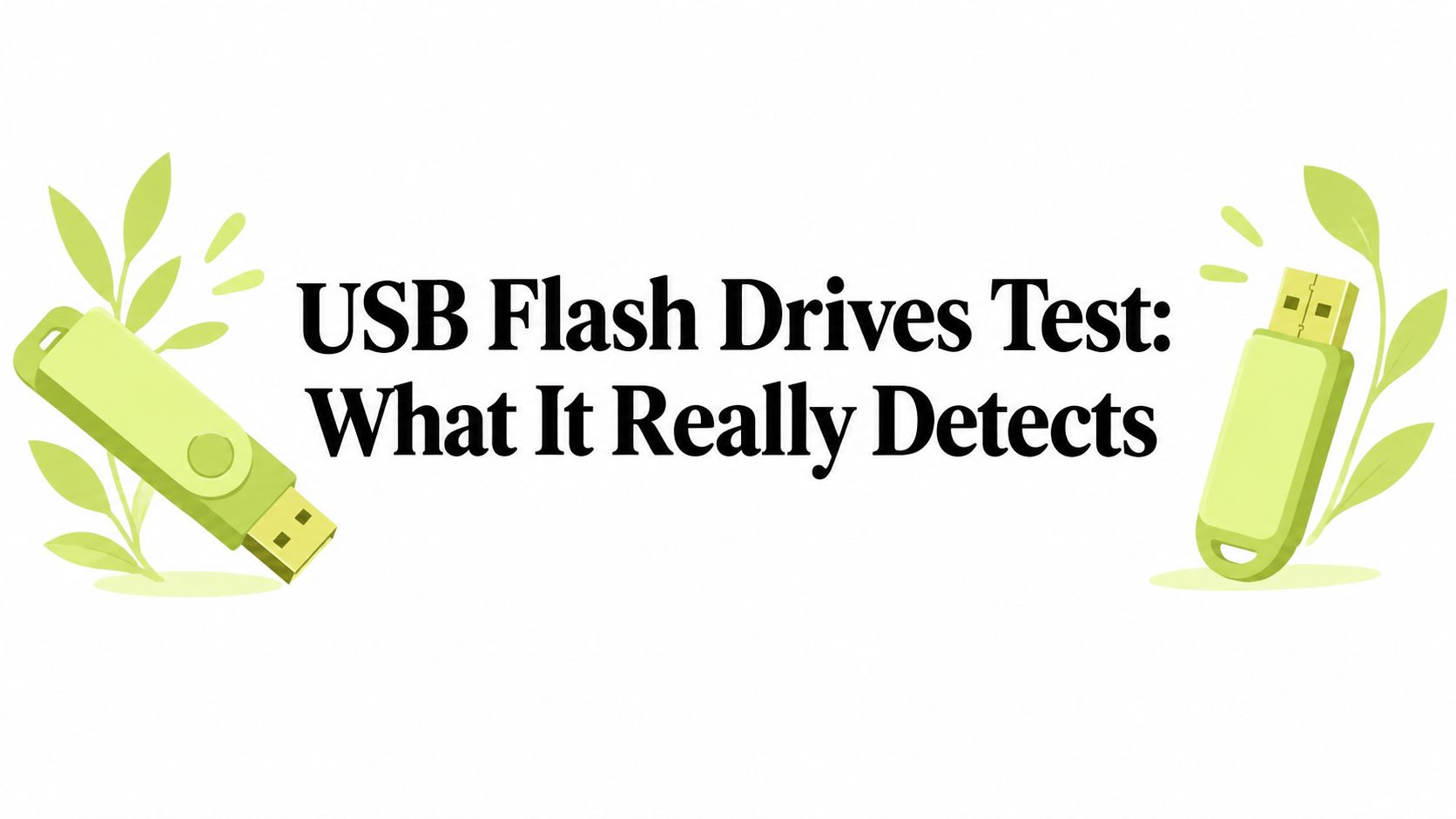 USB Flash Drives Test: What It Really Detects