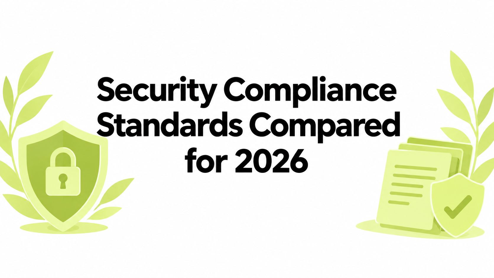 Security Compliance Standards Compared for 2026