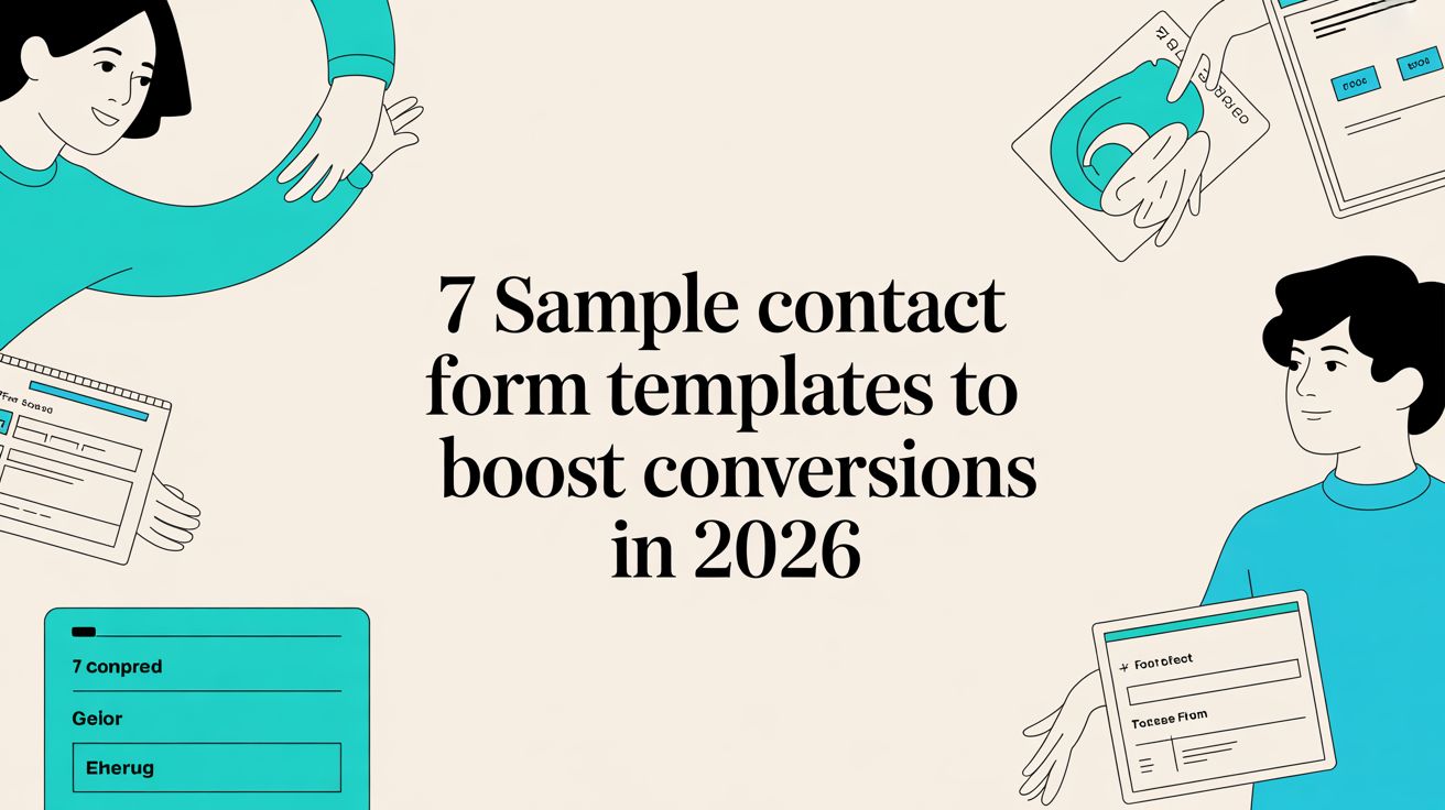 Mini Contact Form Examples 7 Sample Contact Form Templates to Boost Conversions in 2026 | Formbot Blog