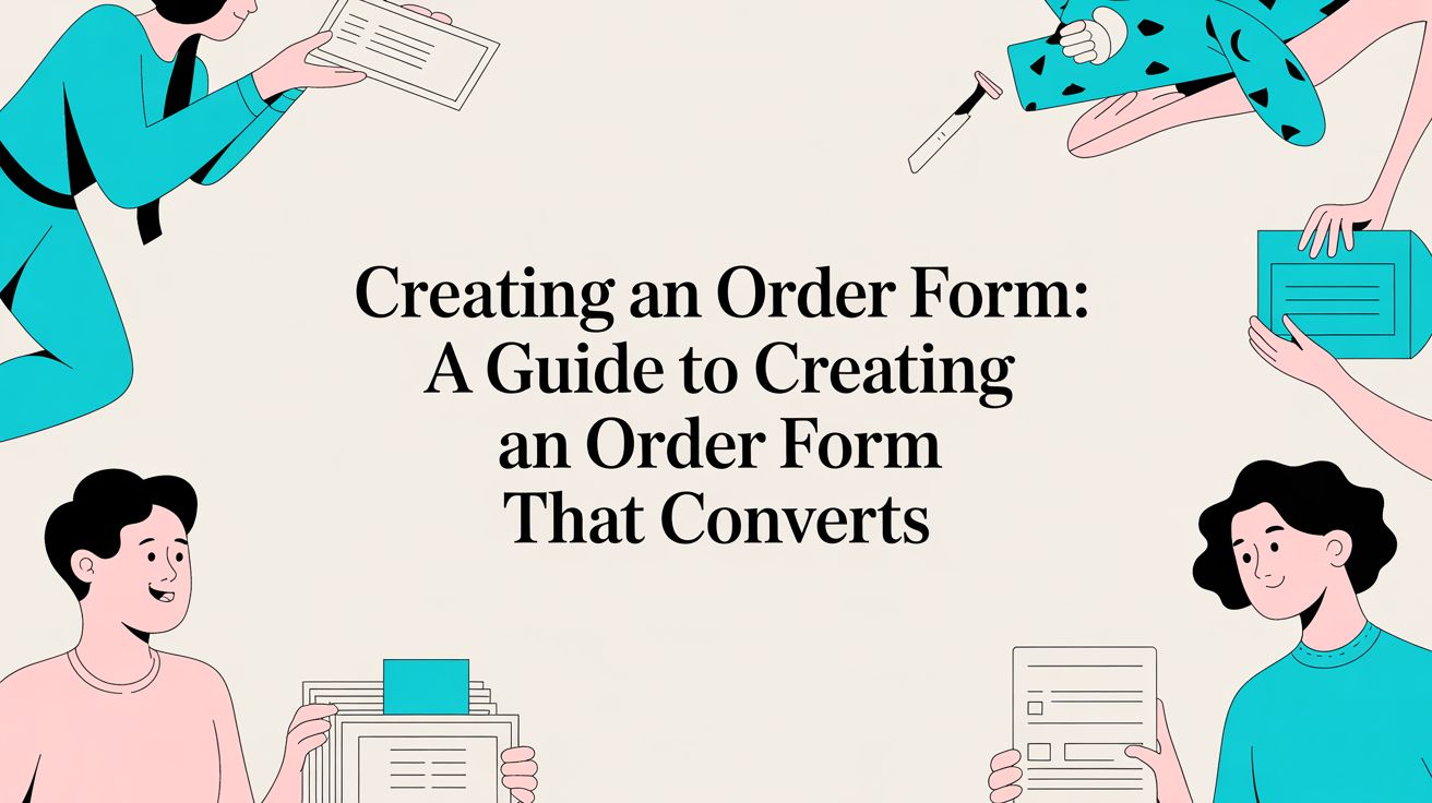 Creating an Order Form: A Guide to creating an order form That Converts ...
