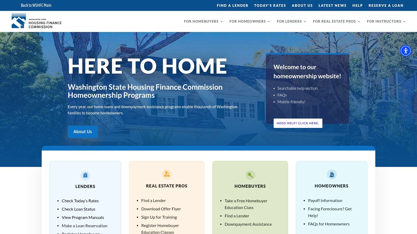Washington State Housing Finance Commission (WSHFC) — Home Advantage & House Key