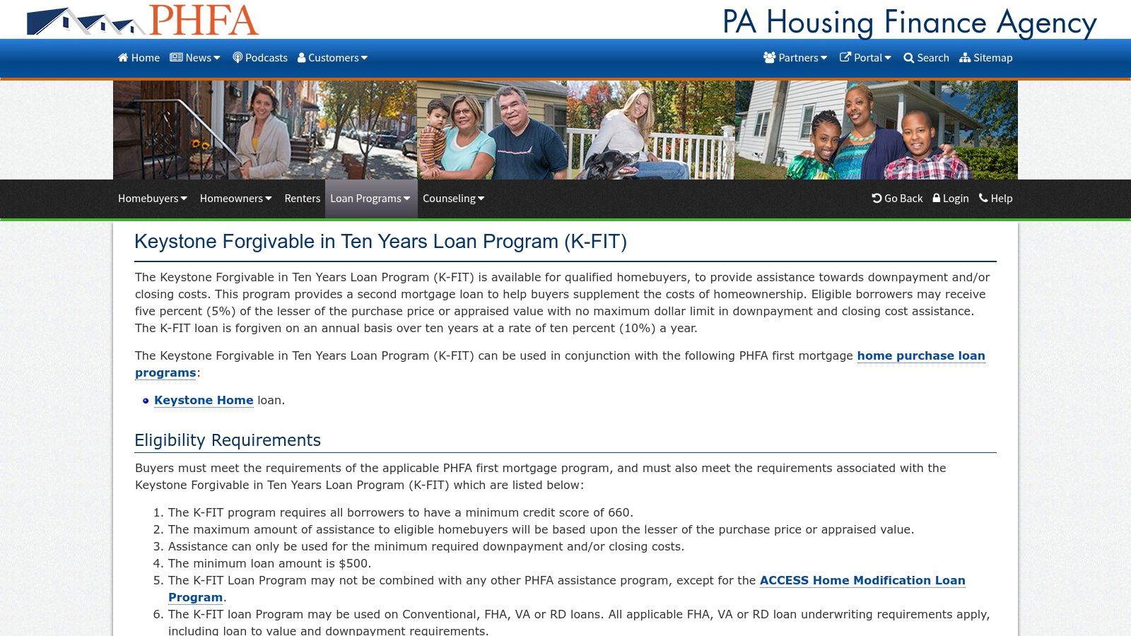 Pennsylvania Housing Finance Agency (PHFA) — K-FIT