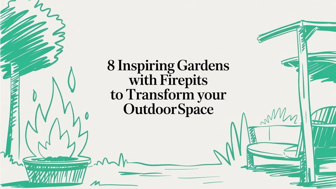 8 Inspiring Gardens With Firepits to Transform Your Outdoor Space ...