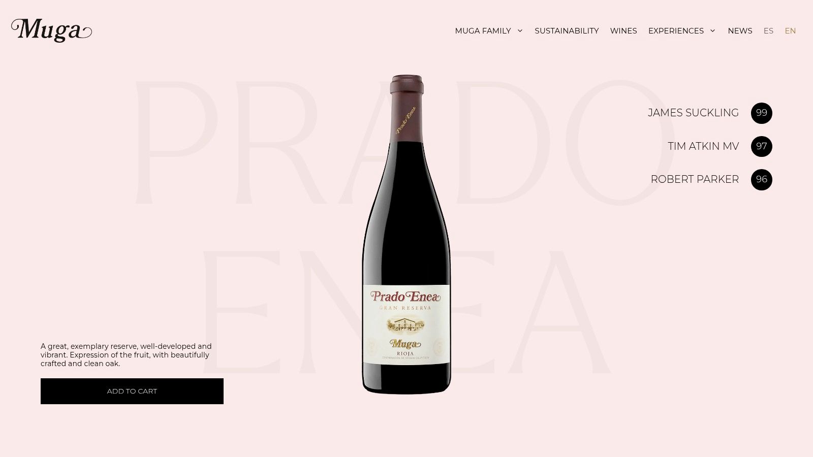 Bodegas Muga “Prado Enea” Gran Reserva