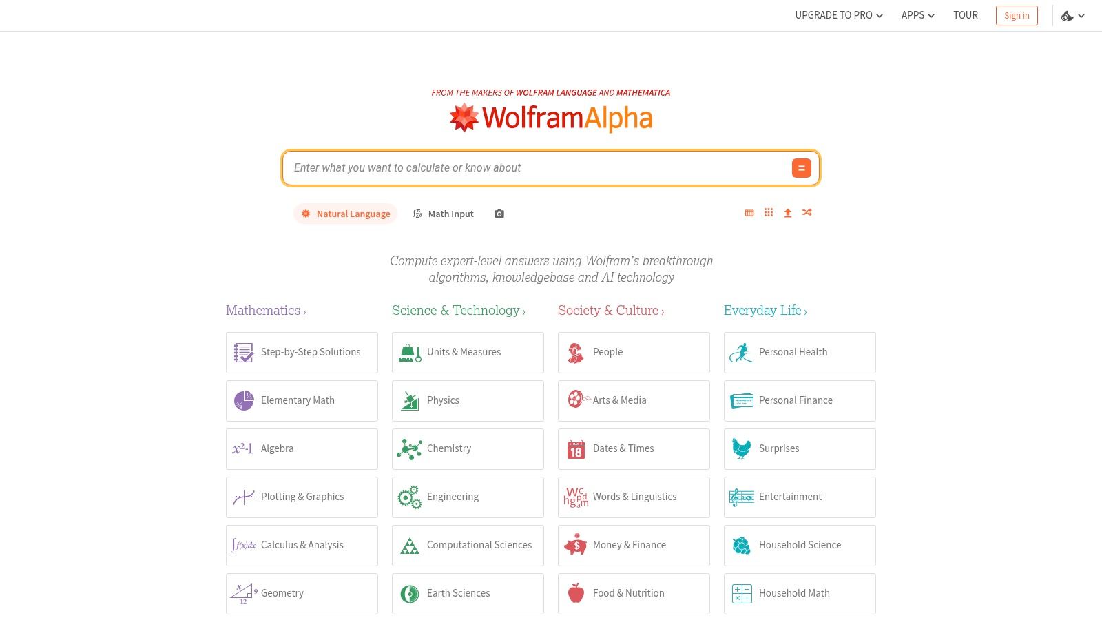 Wolfram|Alpha