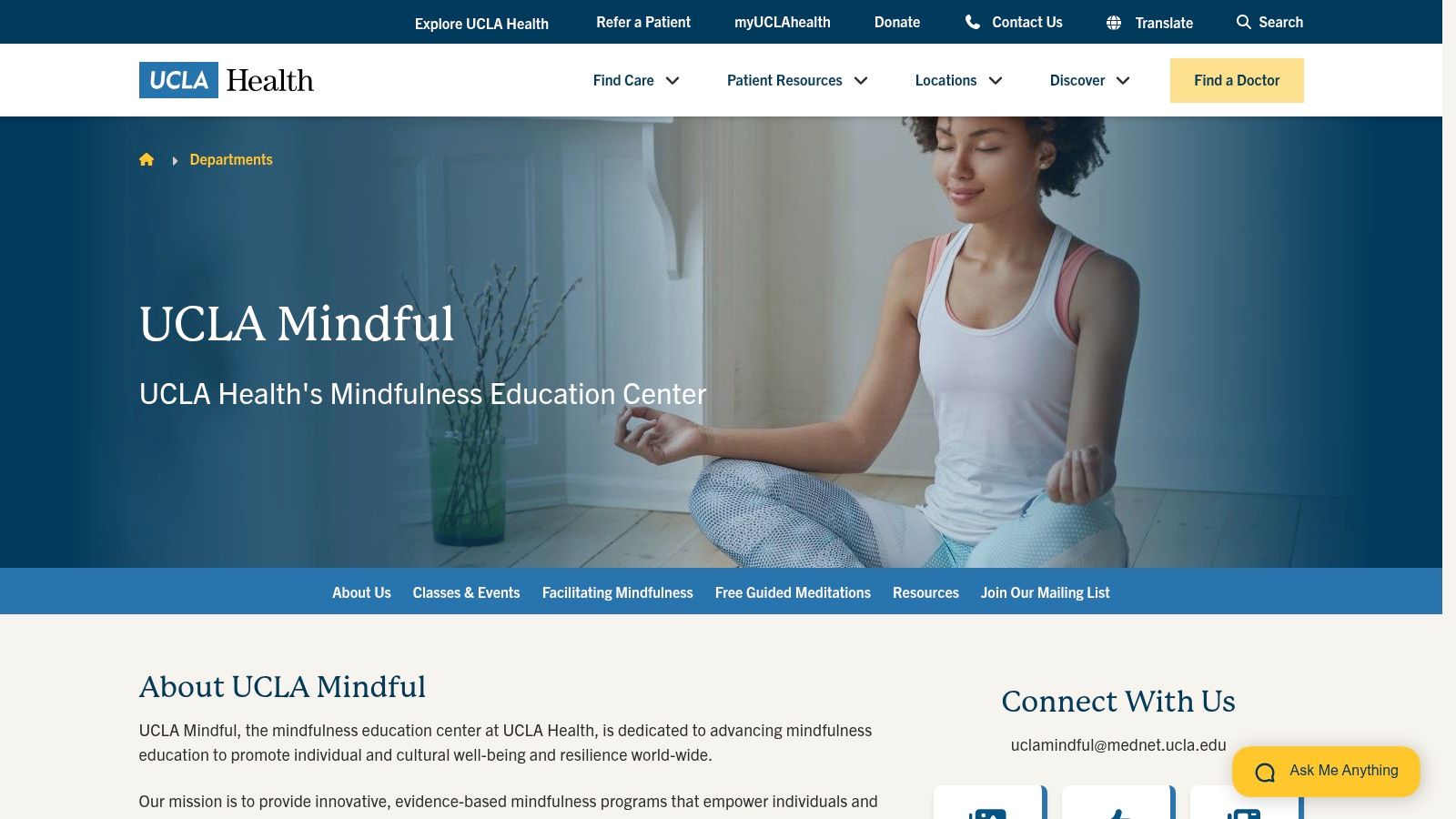 UCLA Mindful (UCLA Health – Mindful Awareness Research Center)