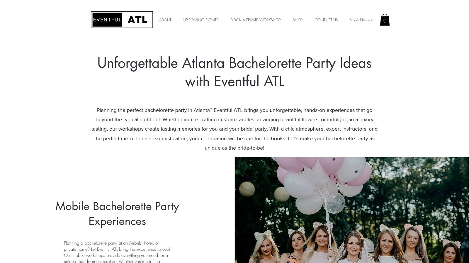 Eventful ATL – Private Creative Workshops (Mobile or Venue)