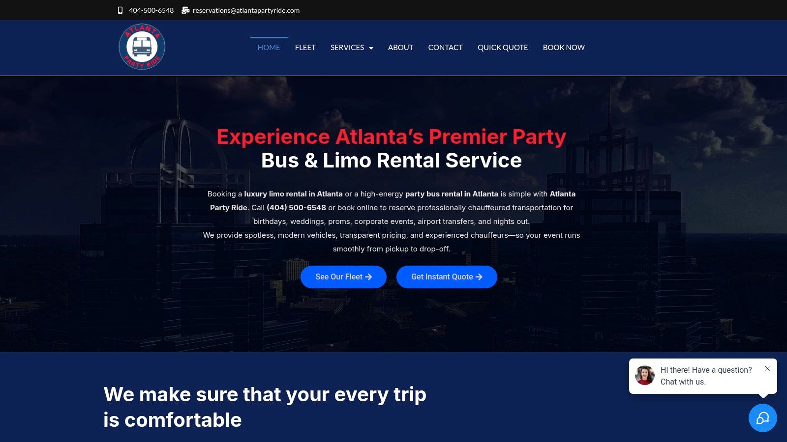 Atlanta Party Ride