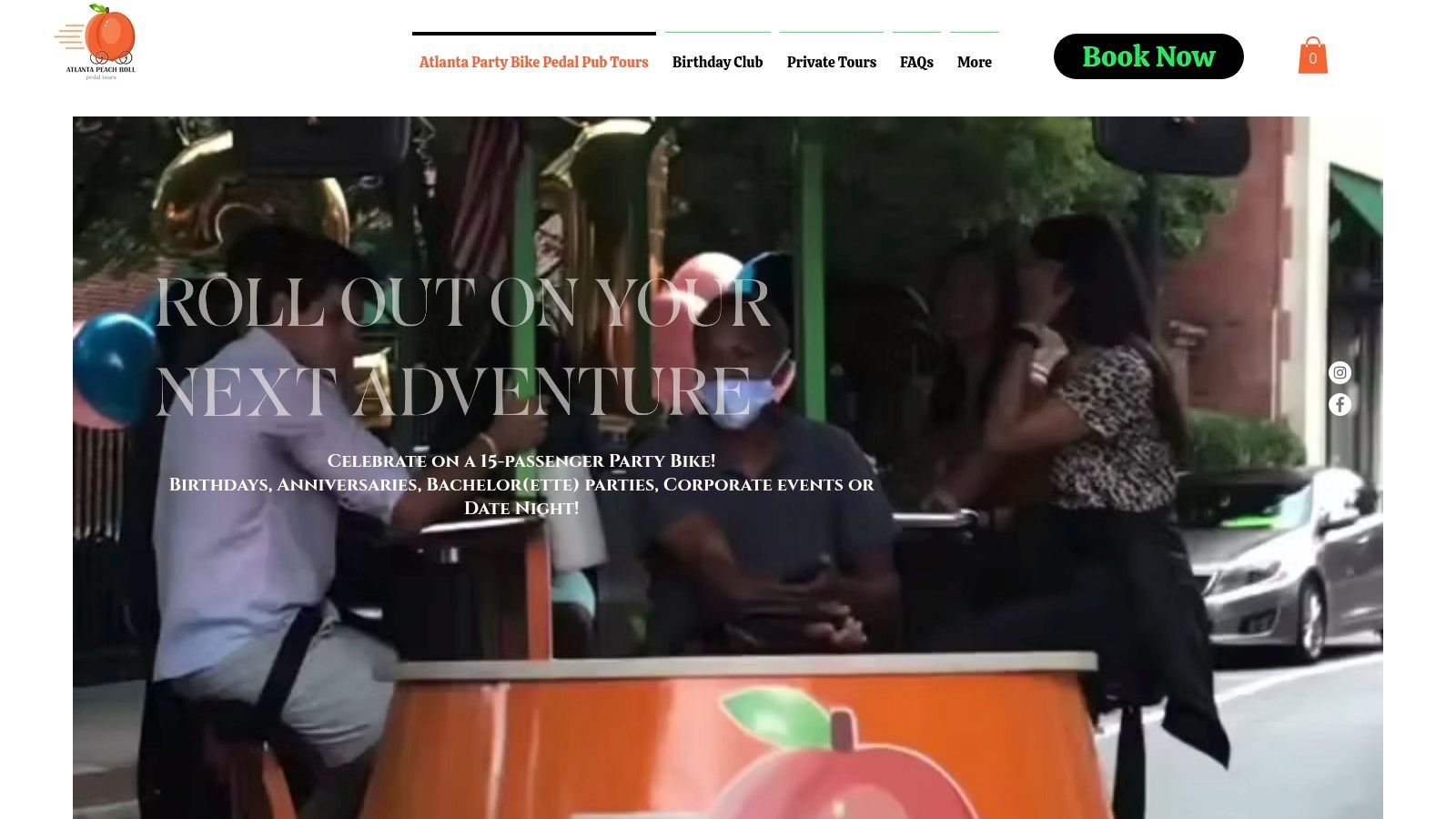 Atlanta Peach Roll – Party Bike & Pedal Pub Tours