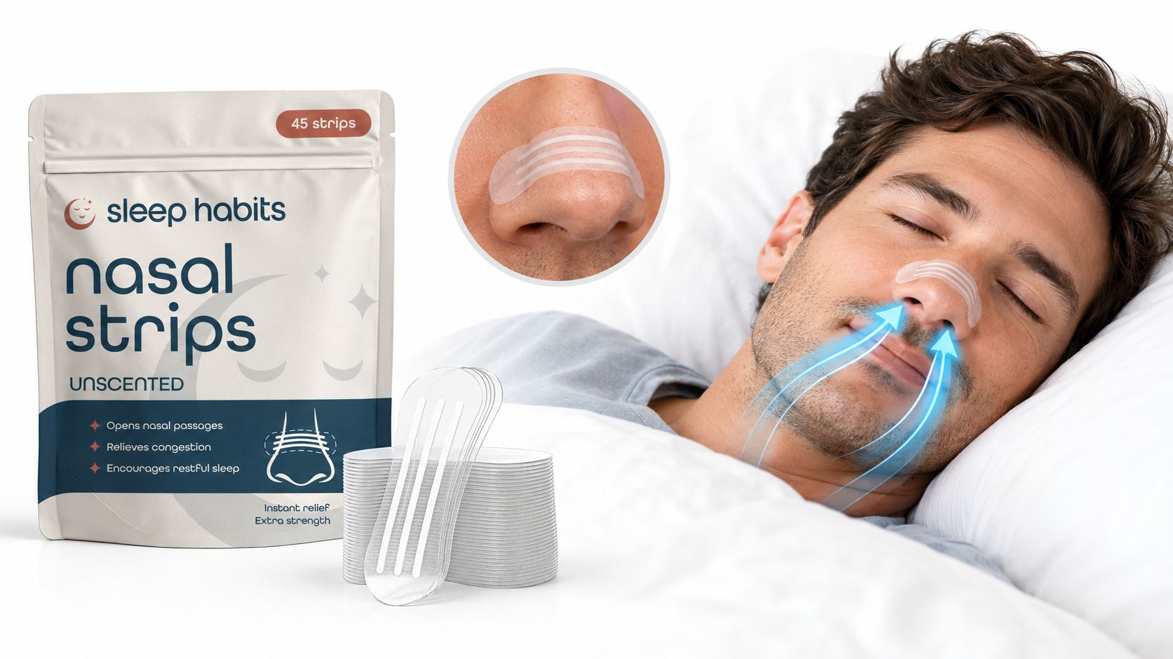 Transparent Nasal Strips