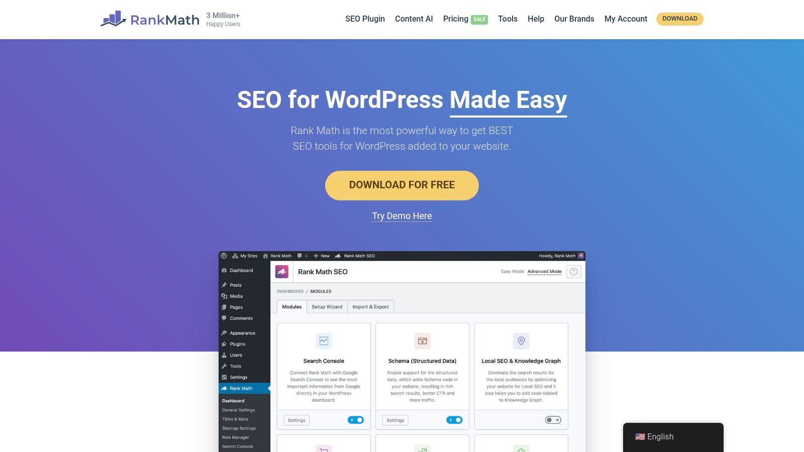 Rank Math (WordPress SEO)