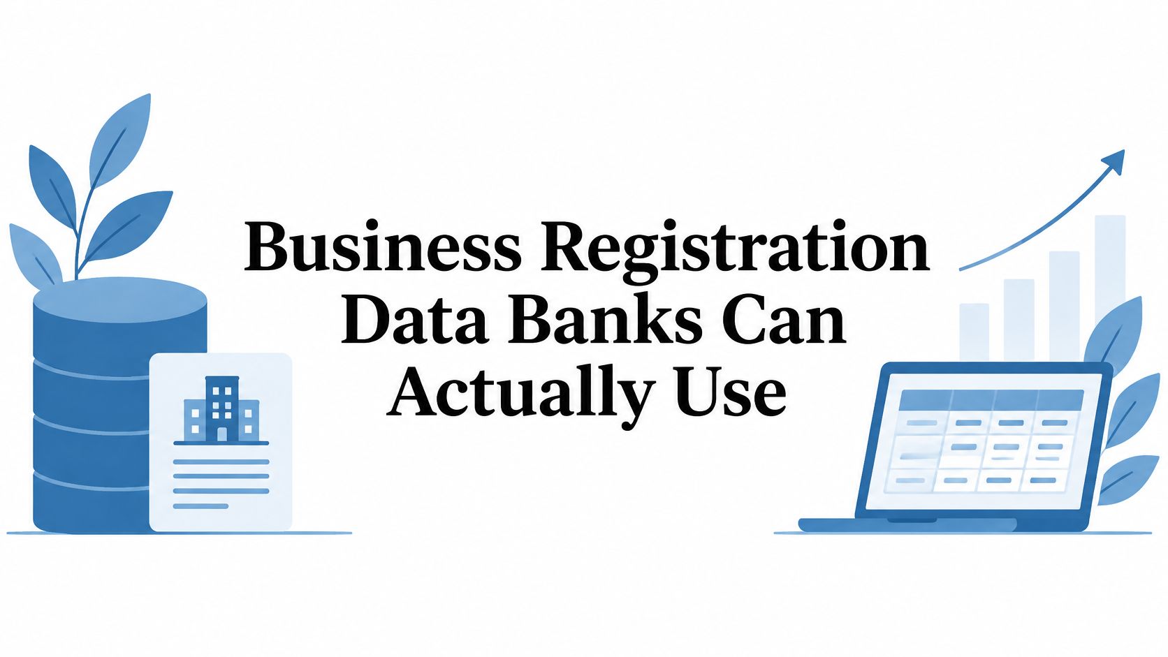 Business Registration Data Banks Can Actually Use