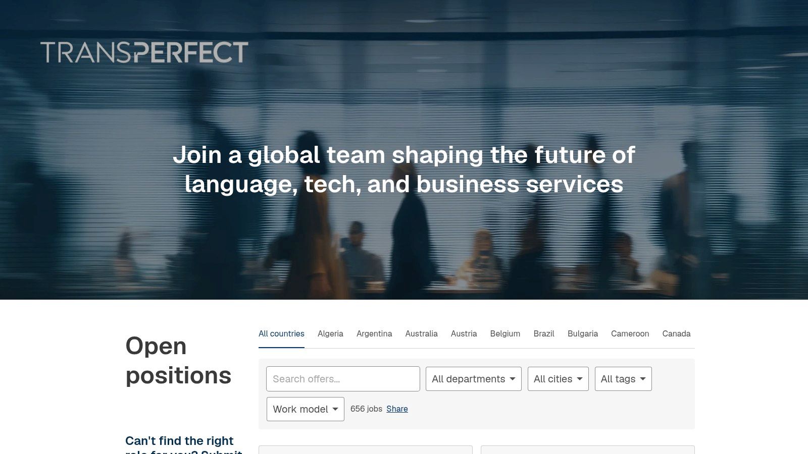 TransPerfect (TransPerfect Connect and DataForce)
