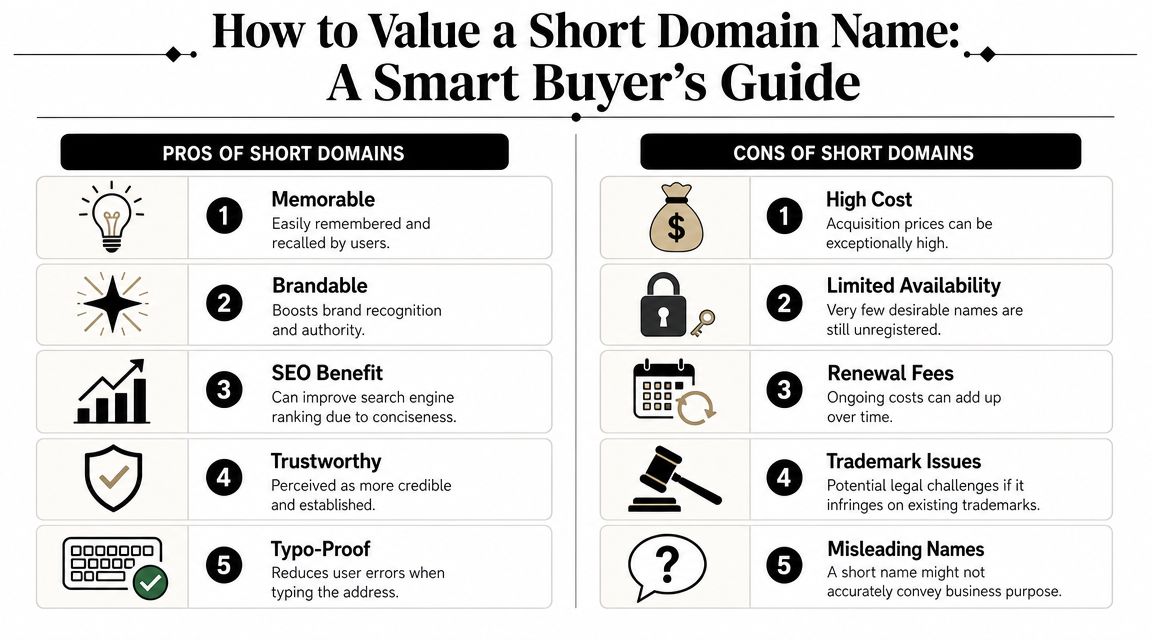How to Buy Short Domain Names: A 2026 Playbook