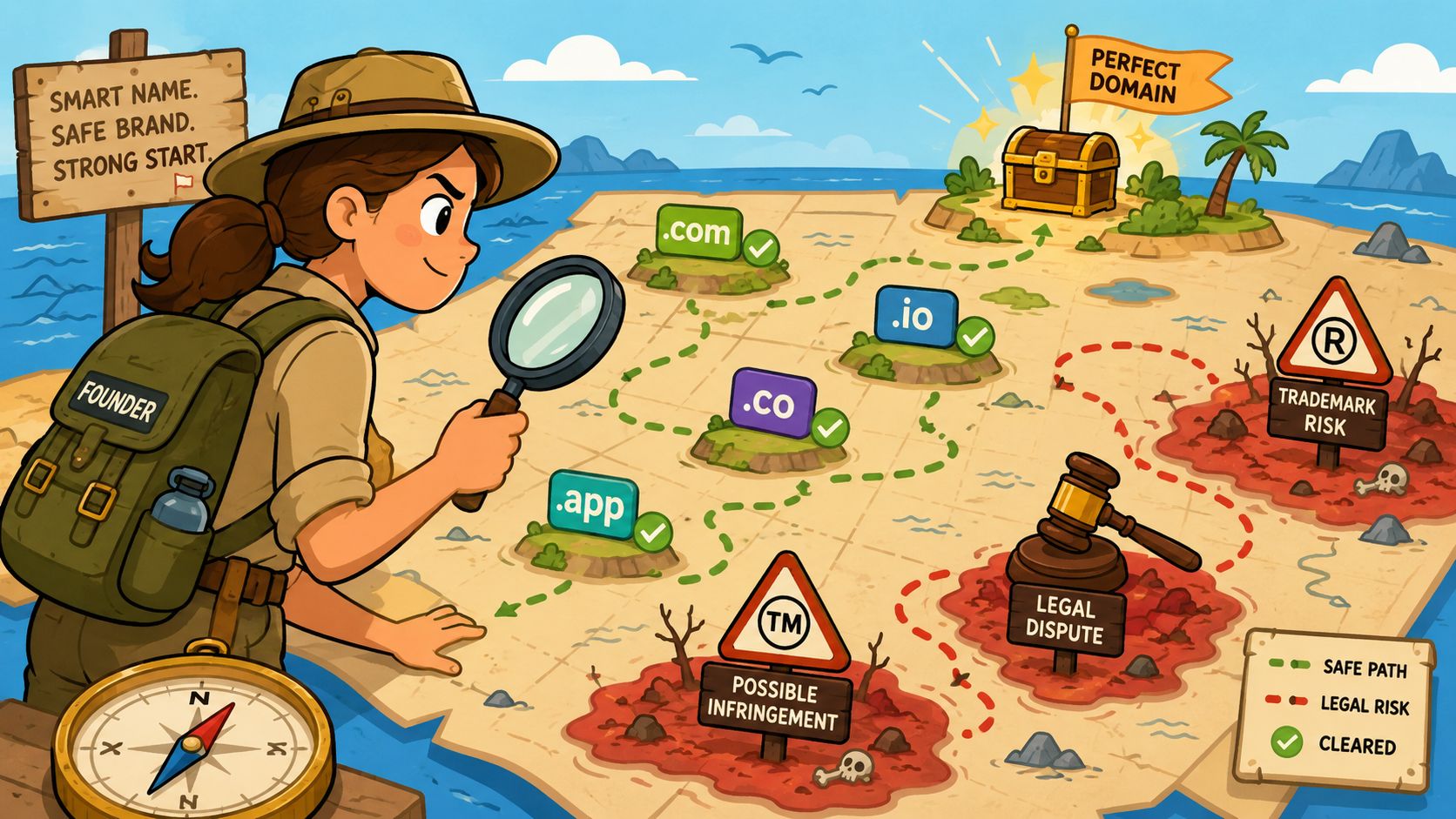 Trademark Domain Names: A Founder's Survival Guide