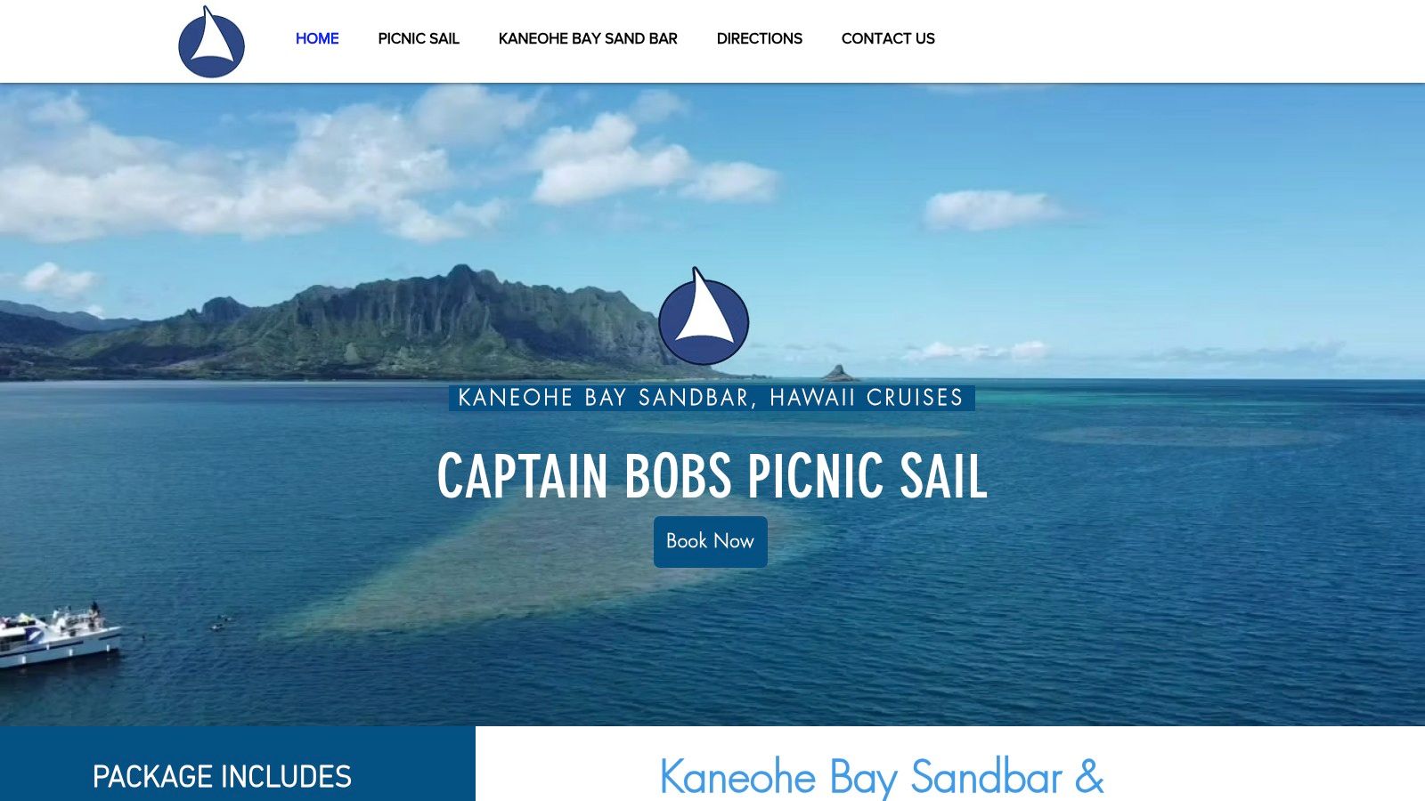 Captain Bob’s Picnic Sail – Kāne‘ohe Sandbar & Reef Snorkel