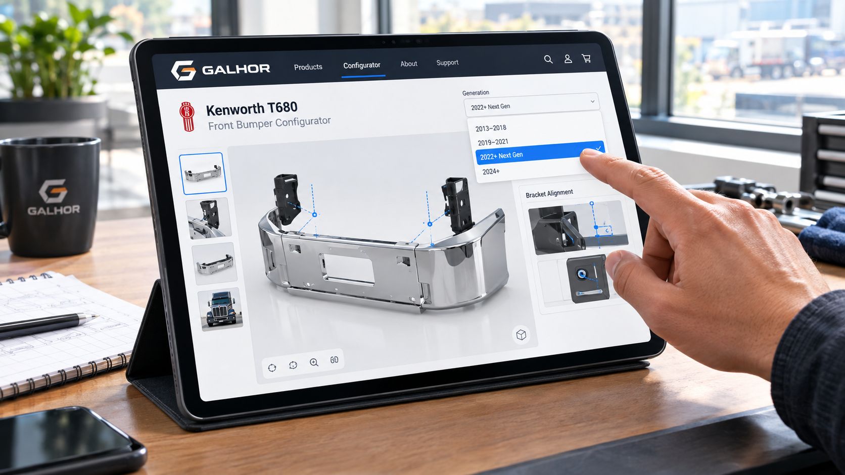 Screenshot from https://galhor.com/configurator/t680/step-materials