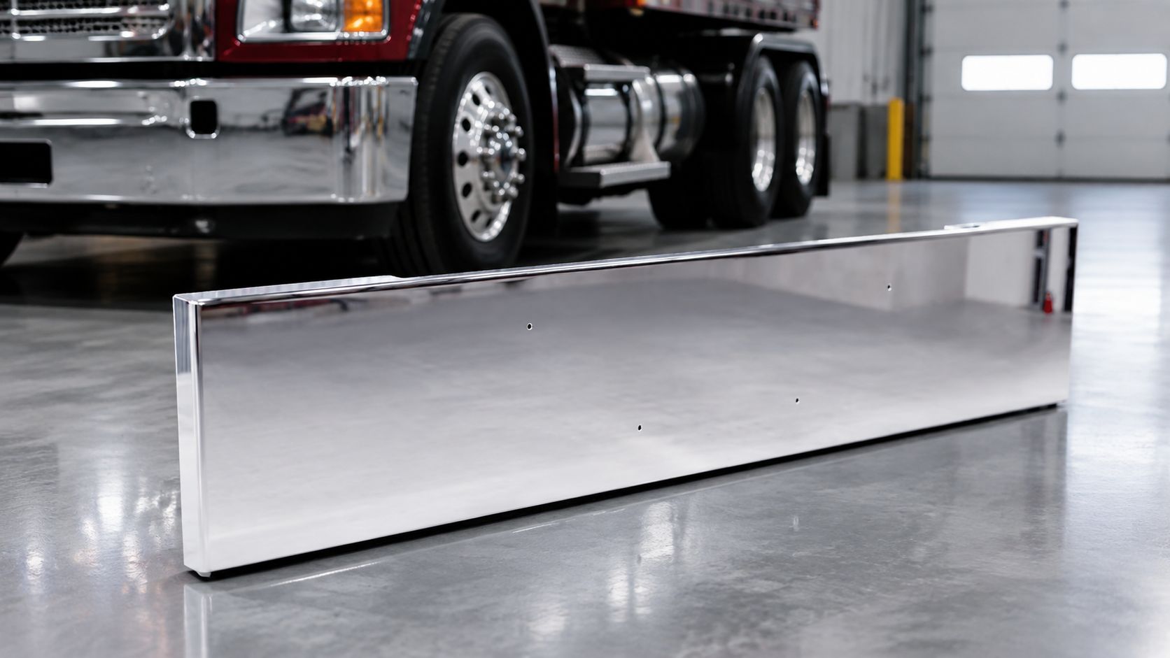 Steel chrome bumper