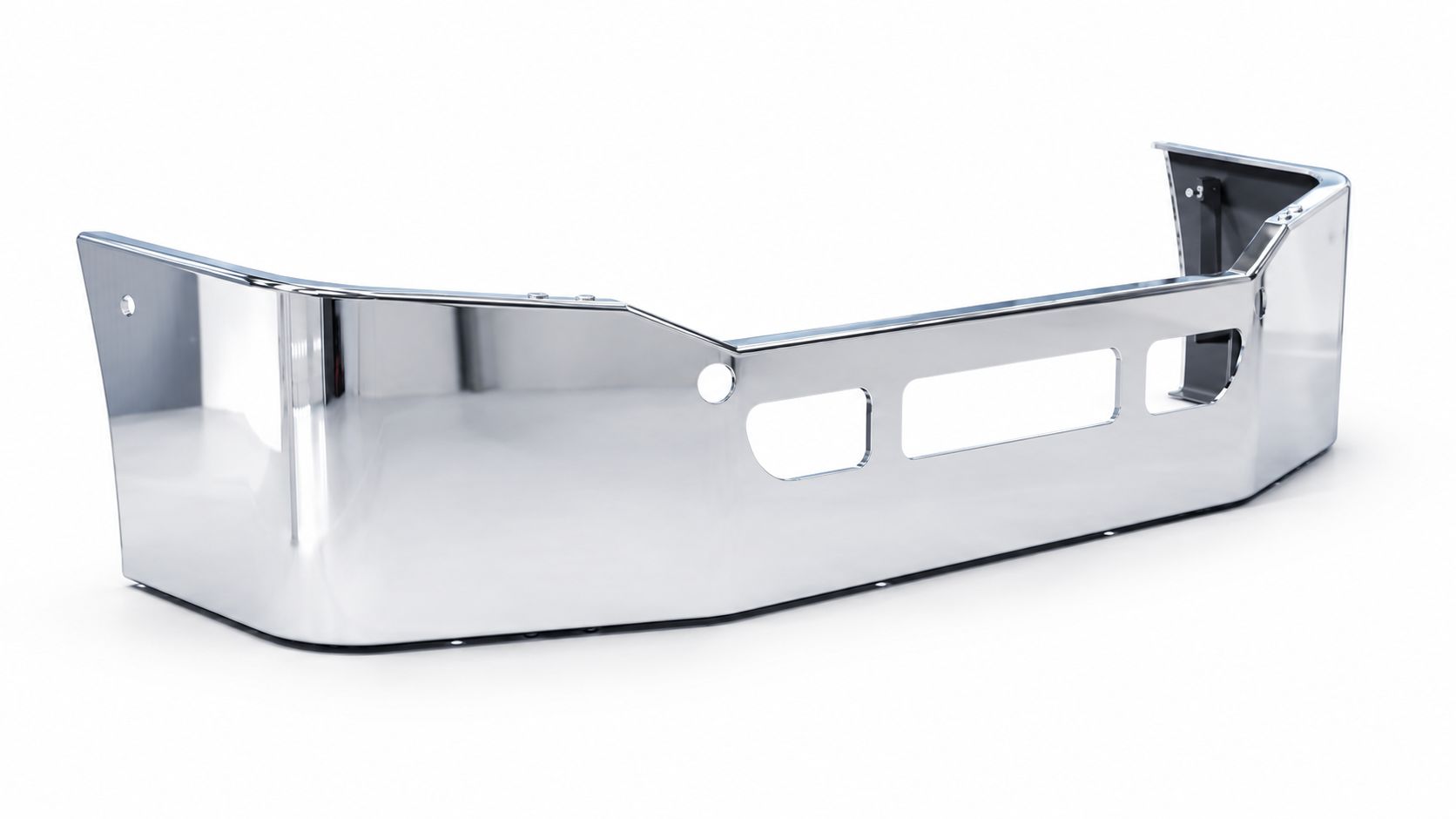 Chrome bumper for Freightliner Cascadia (2012–2017)