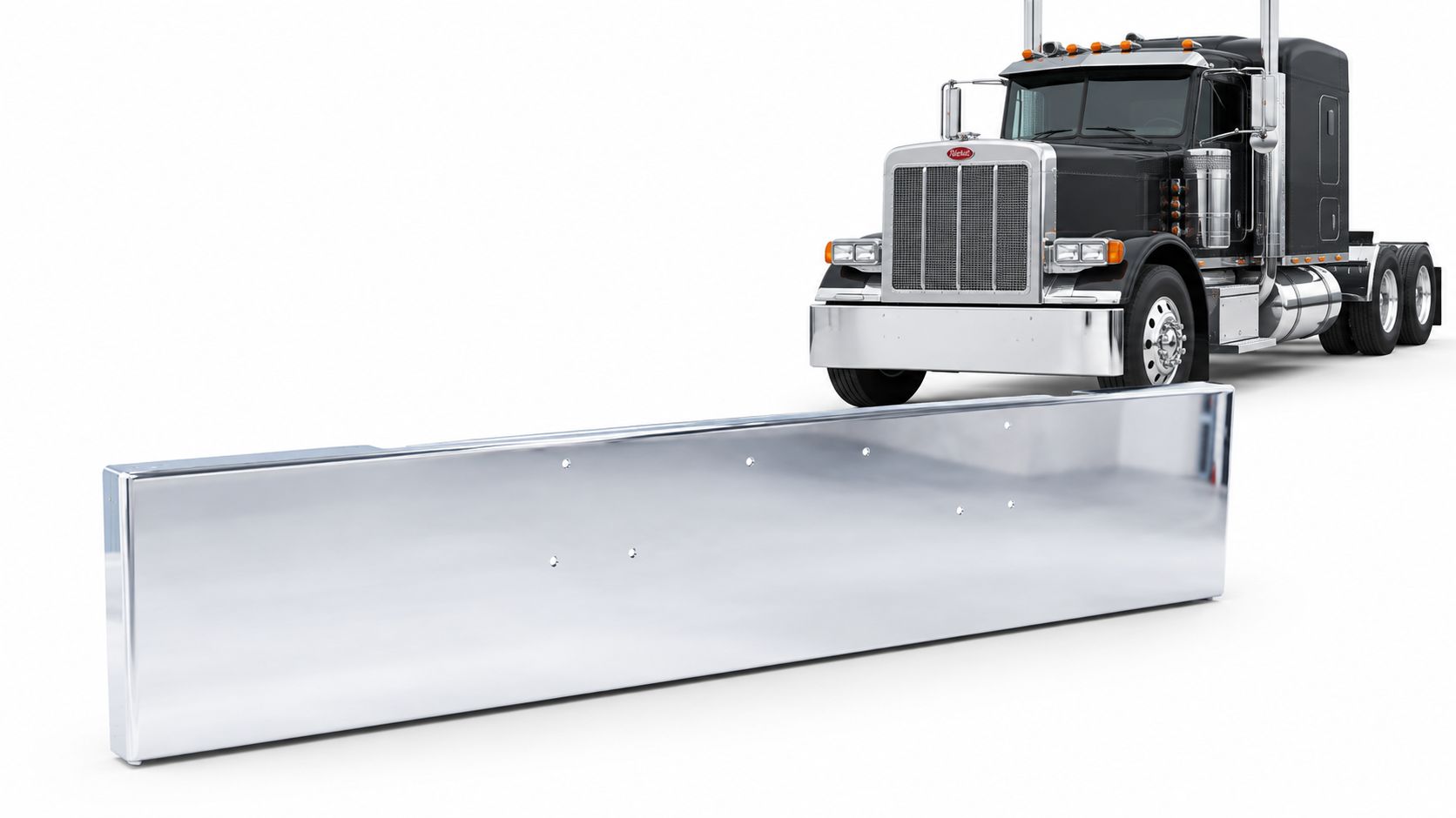 Chrome bumper for Peterbilt 378 / 379