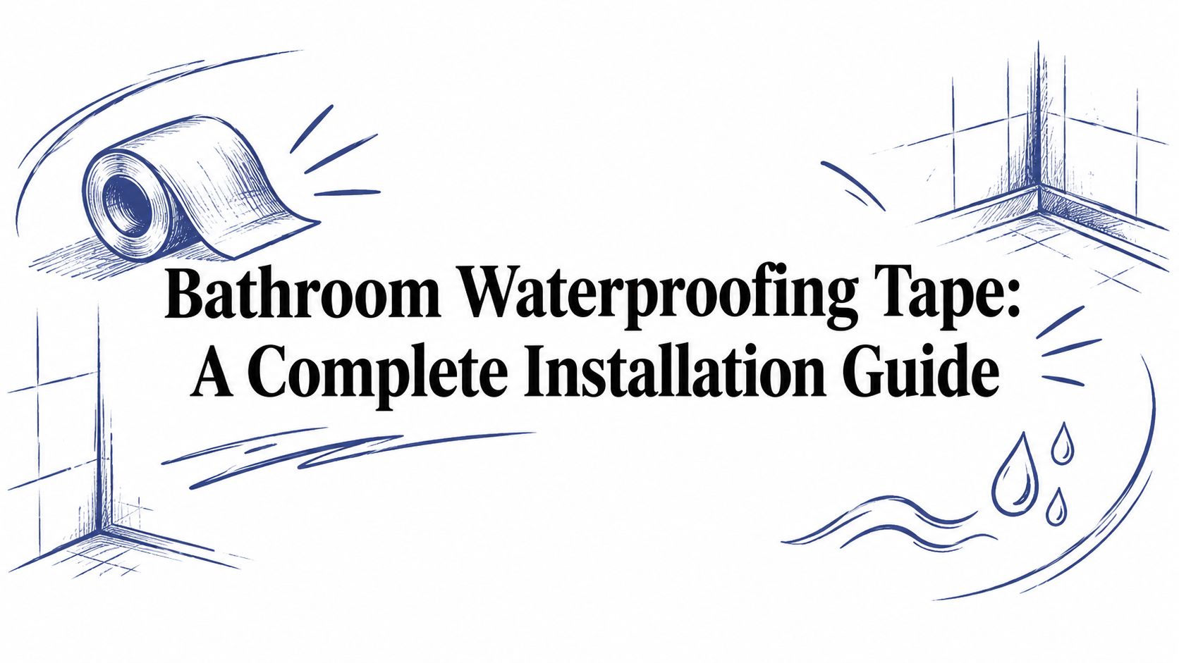 Bathroom Waterproofing Tape: A Complete Installation Guide