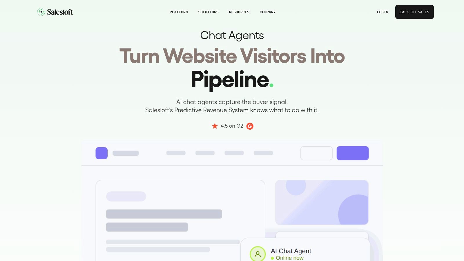 Salesloft Chat Agents