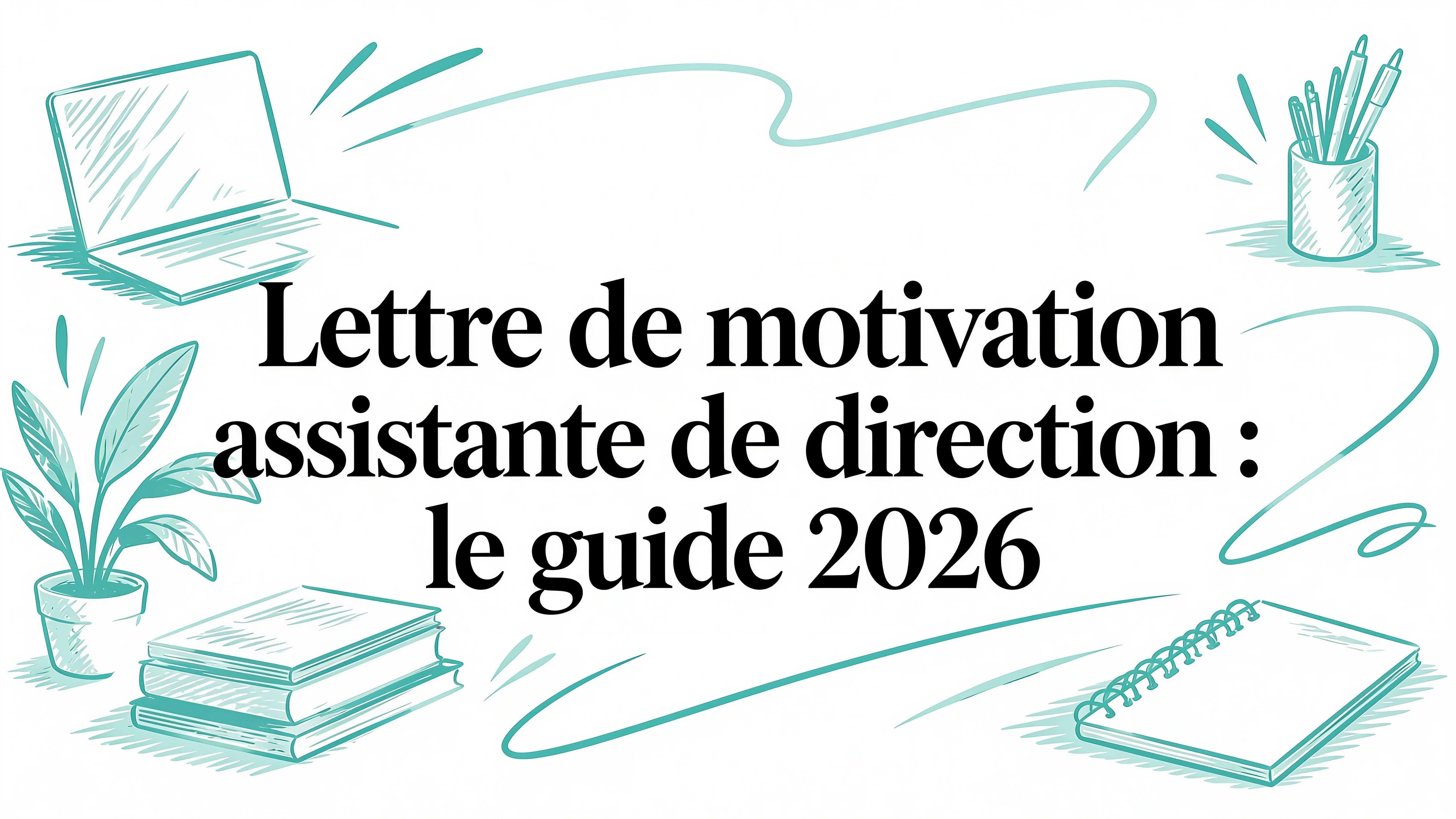 Lettre motivation assistante de direction : le guide 2026