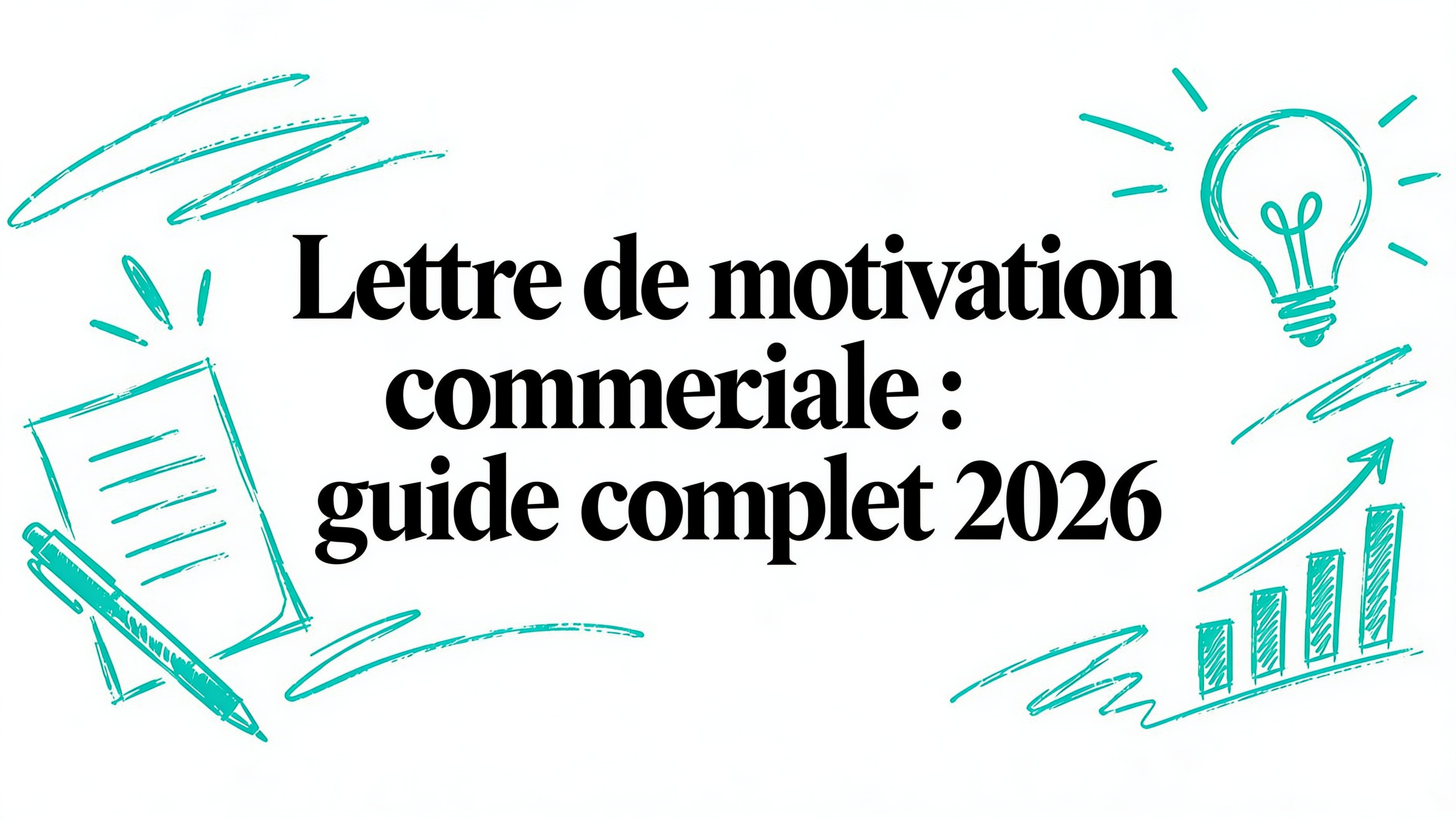 Lettre motivation commerciale : guide complet 2026
