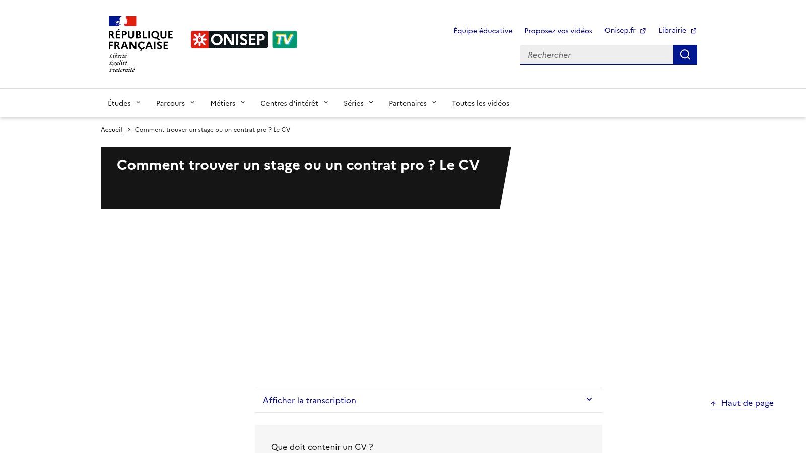 Onisep TV