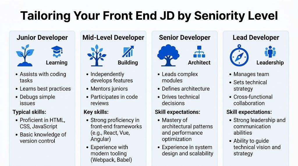 Craft a Winning Front End Developer JD