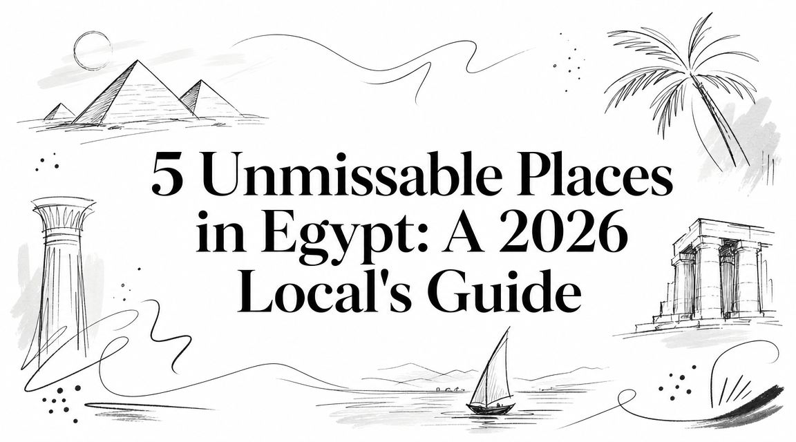 5 Unmissable Places in Egypt: A 2026 Local's Guide