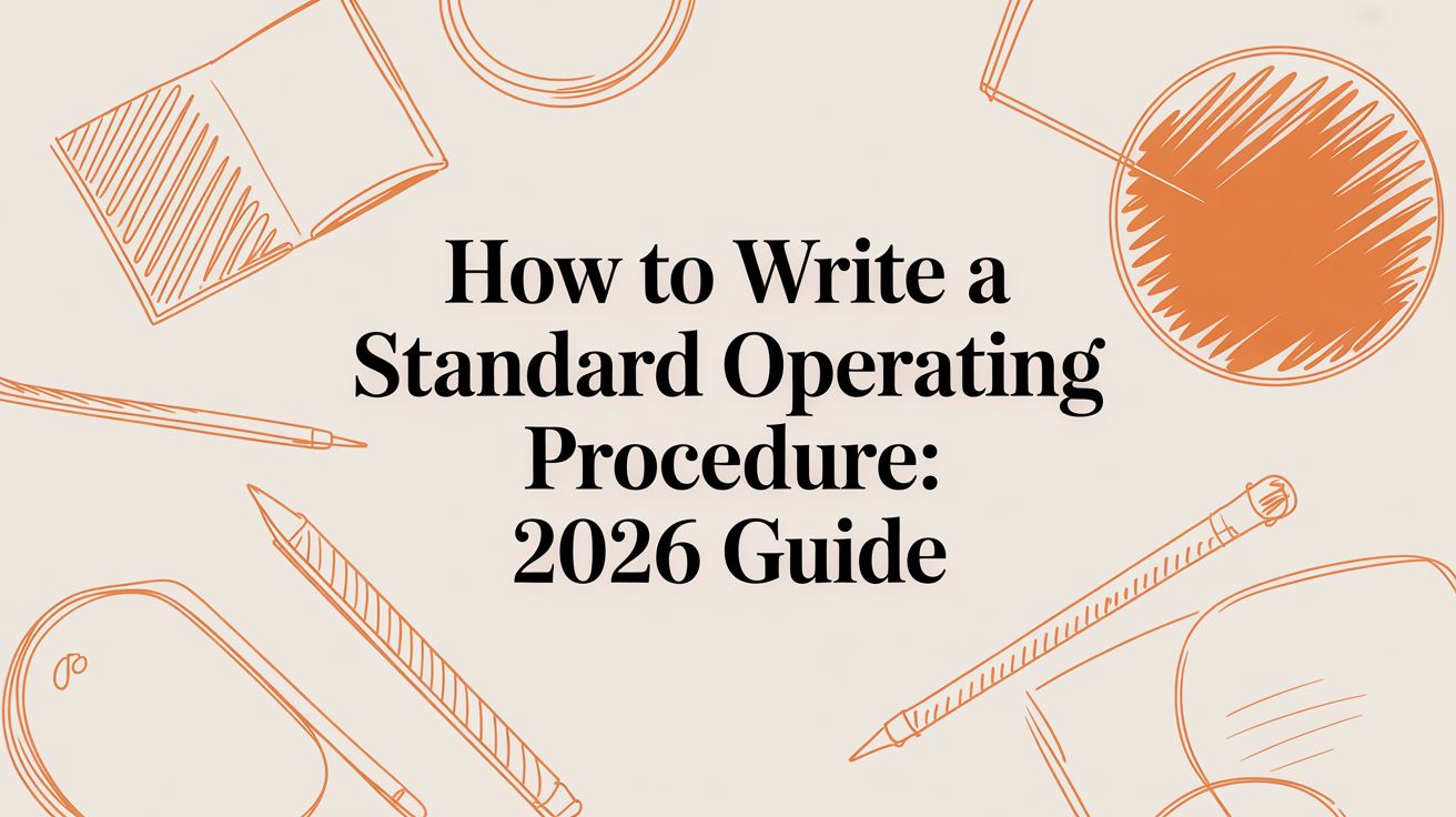 Basic Overall Procedure How to Write a Standard Operating Procedure: 2026 Guide