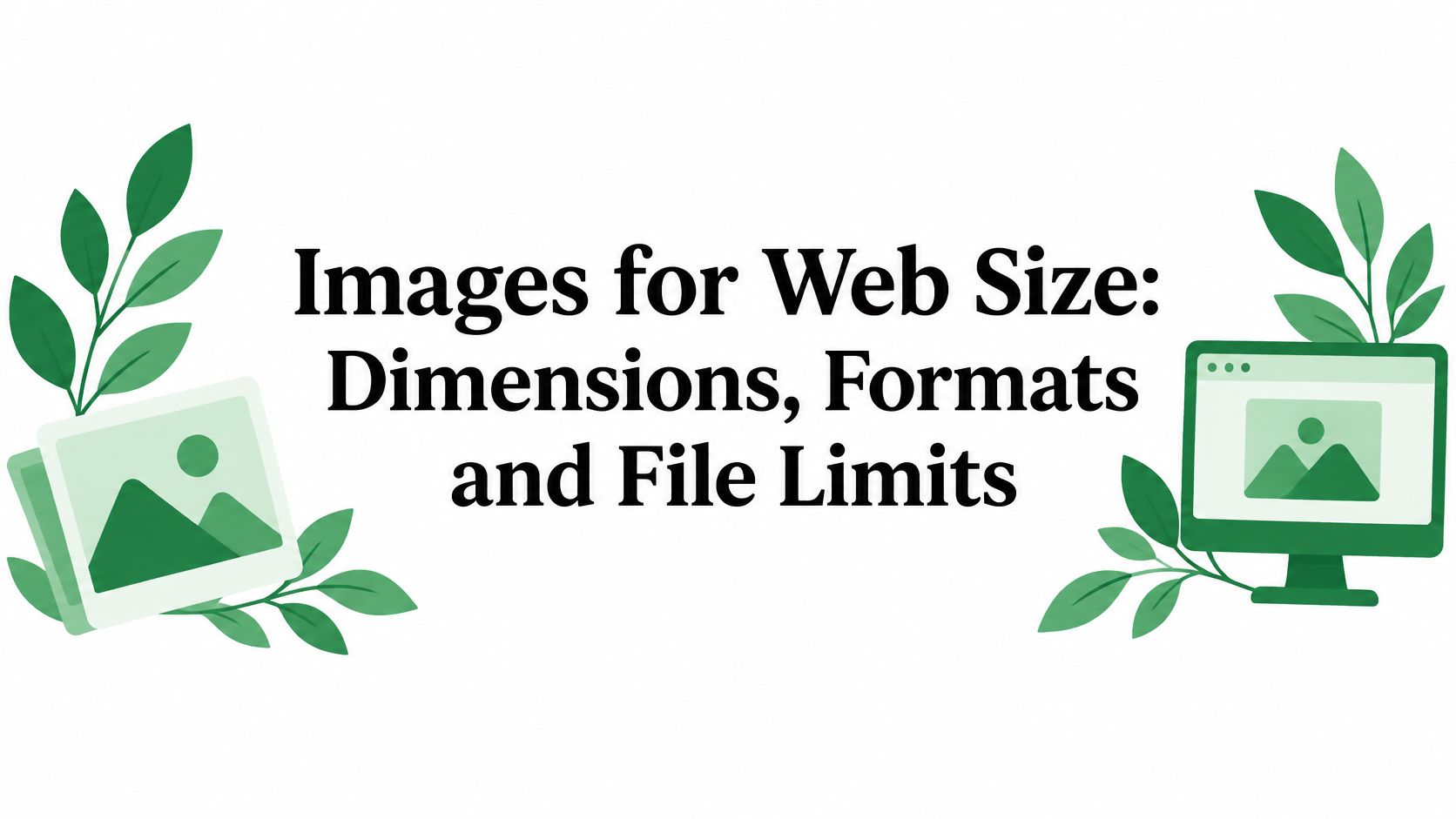 Images for Web Size: Dimensions, Formats and File Limits
