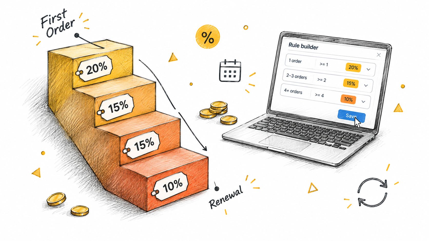Screenshot from https://cdn.omev.ai/recurx-tiered-ramp-discount-setup.png