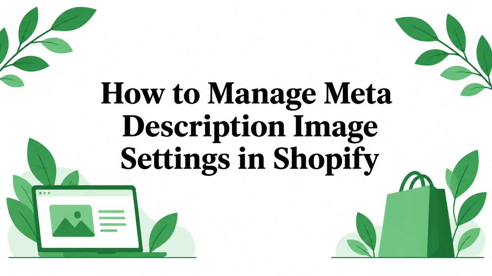 How to Manage Meta Description Image Settings in Shopify