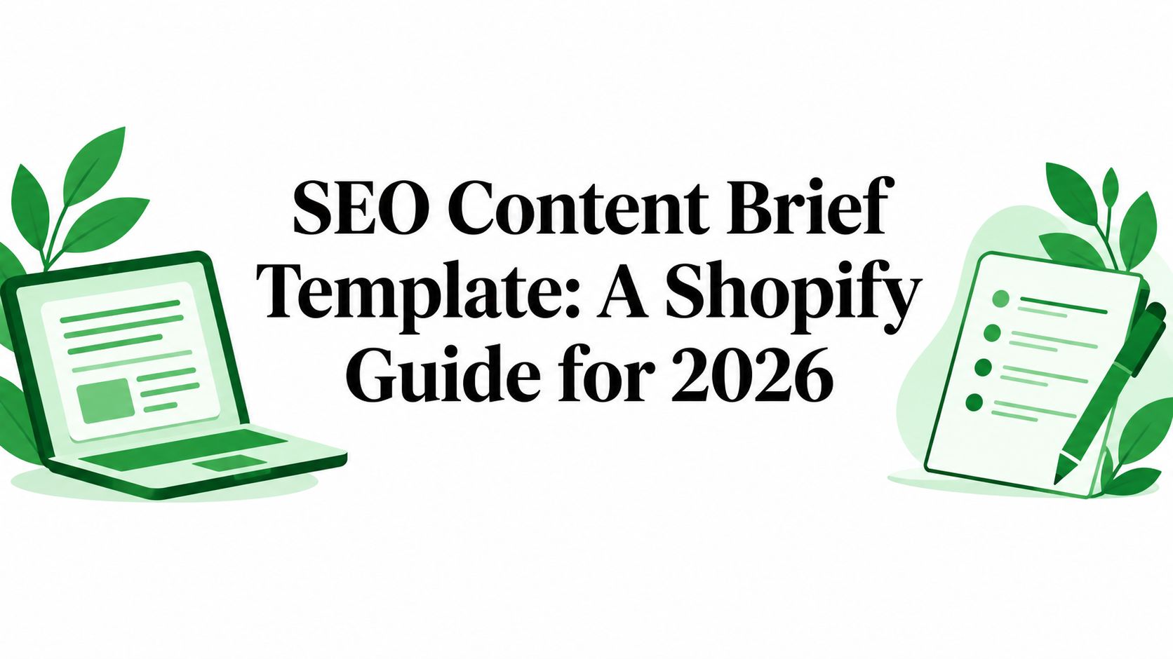 SEO Content Brief Template: A Shopify Guide for 2026