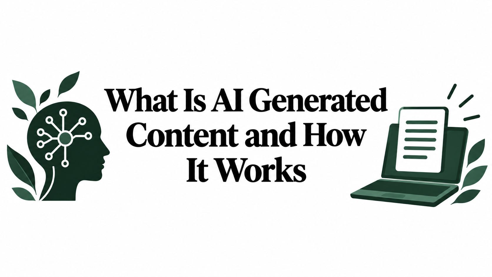 What Is AI Generated Content and How It Works