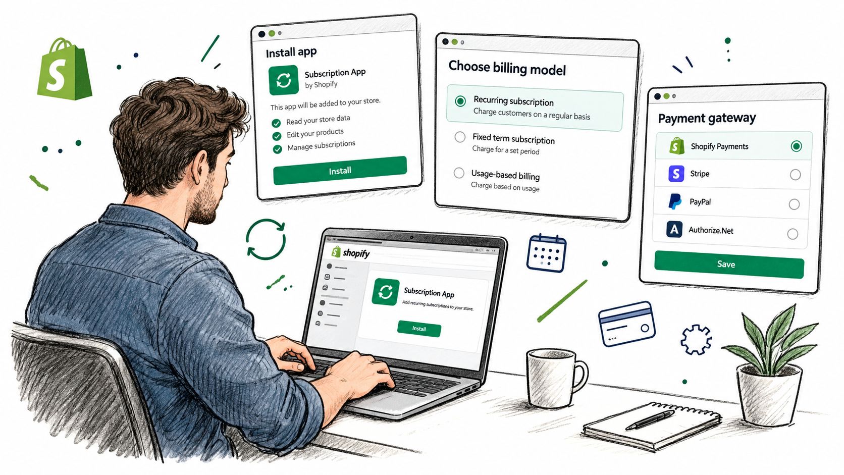 Screenshot from https://via.placeholder.com/1200x800?text=Shopify+Subscription+Plan+Configuration