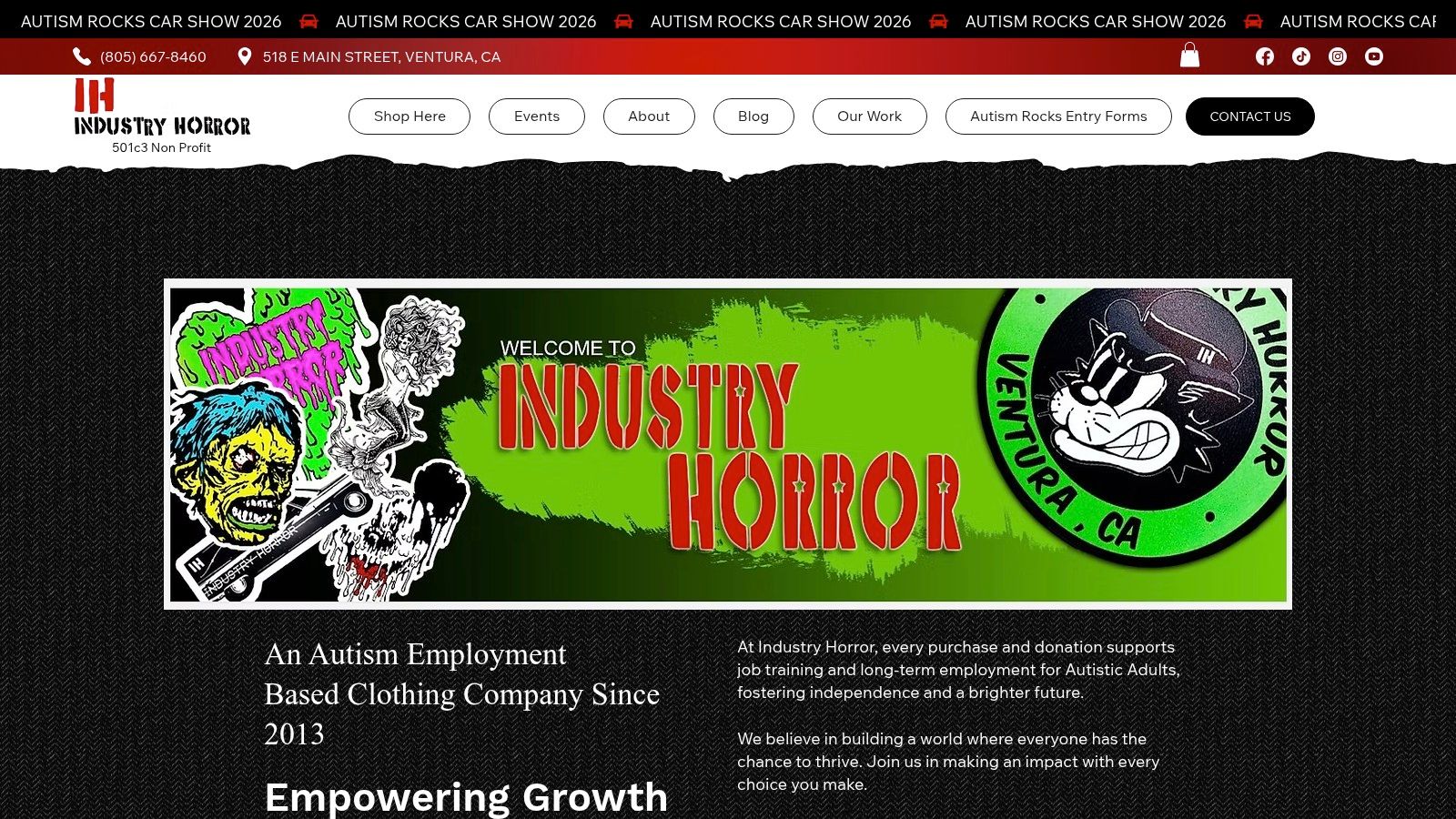 Screenshot from https://www.industryhorror.com