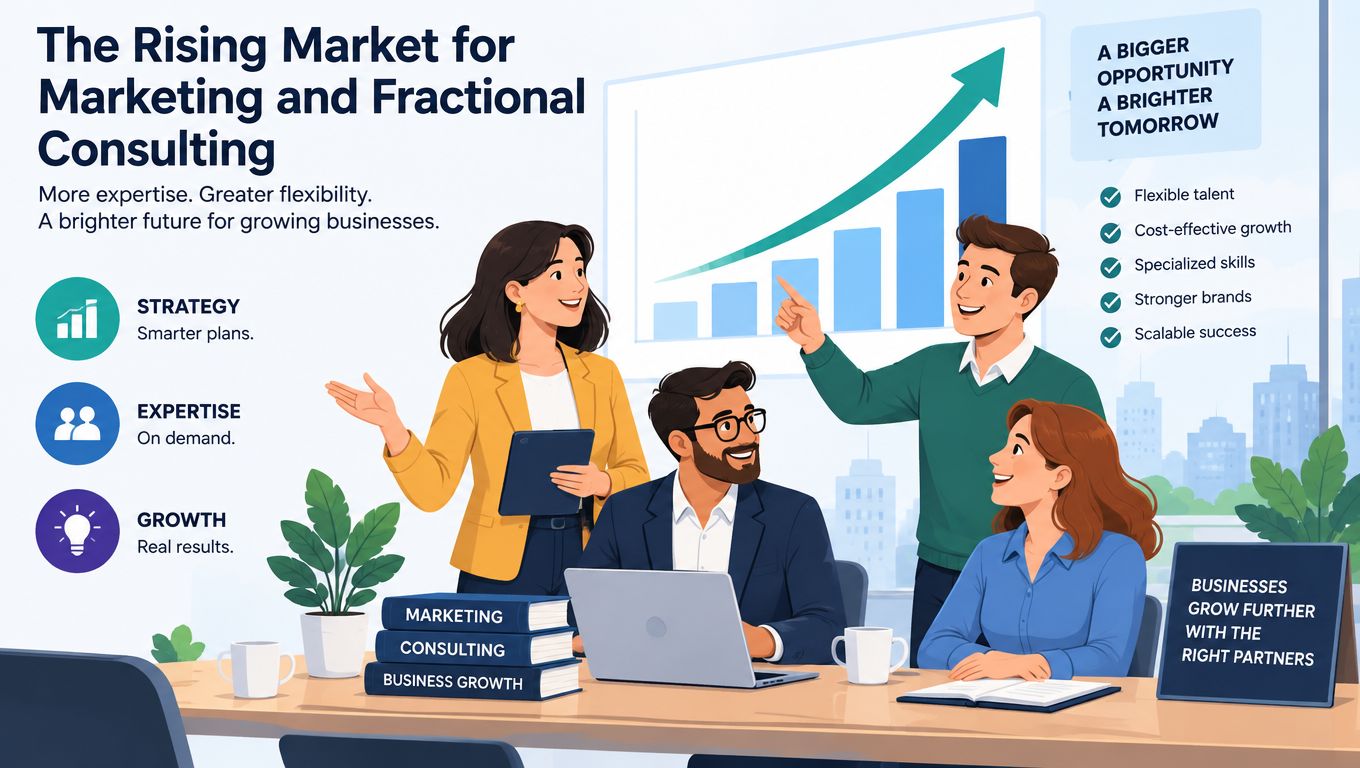 A professional team collaborating on business growth strategies, marketing consulting, and scaling success in a modern office.