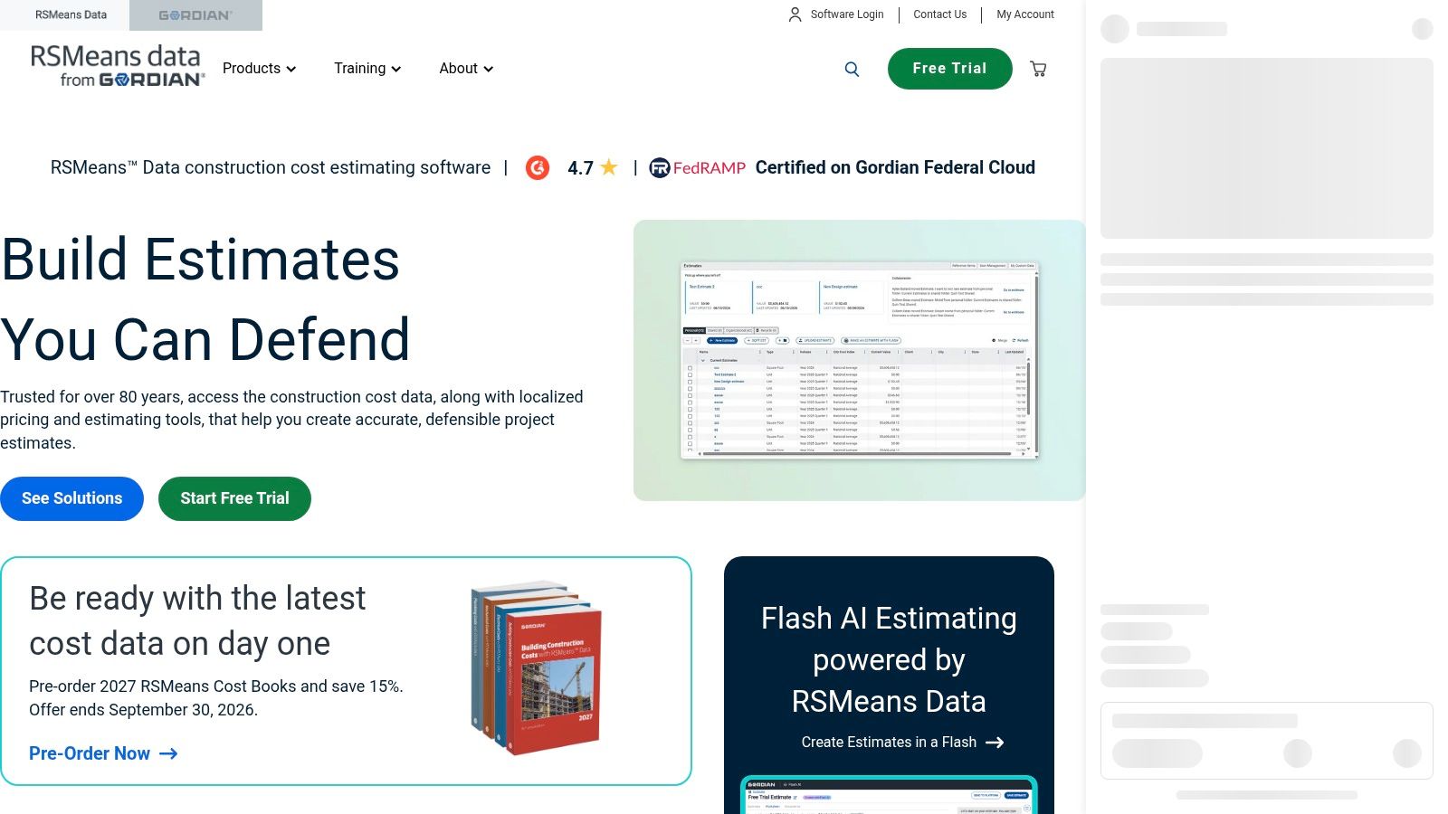 RSMeans Data Online by Gordian