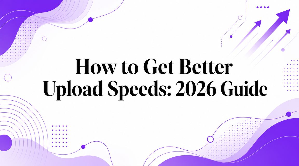 How to Get Better Upload Speeds: 2026 Guide | OctoStream