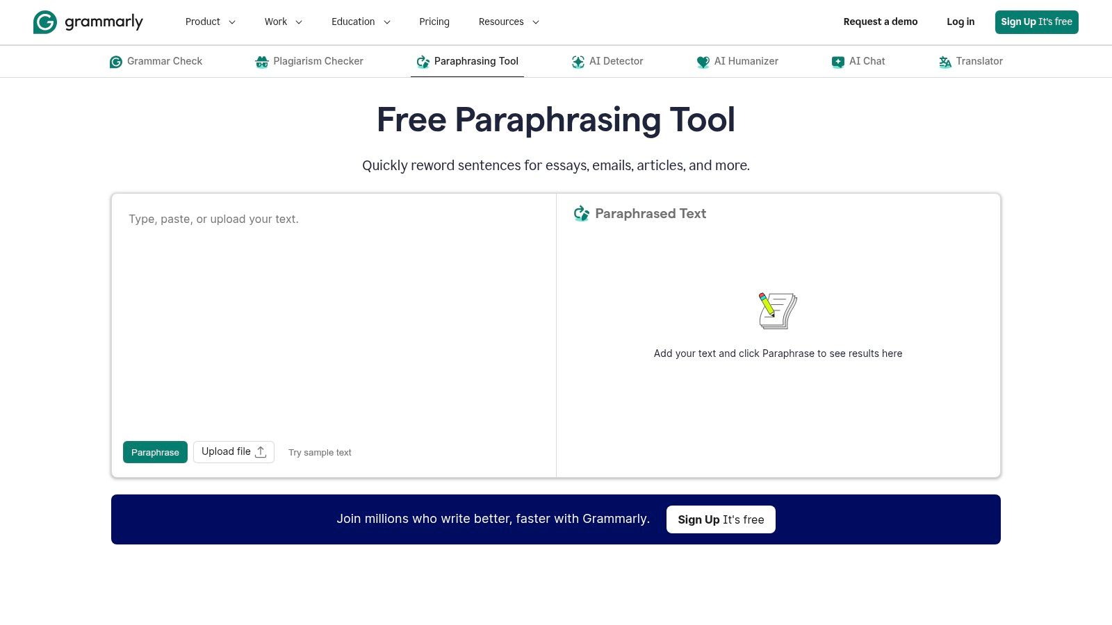 Grammarly Paraphrasing Tool
