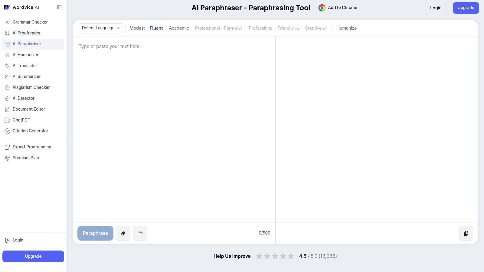 Wordvice AI Paraphraser